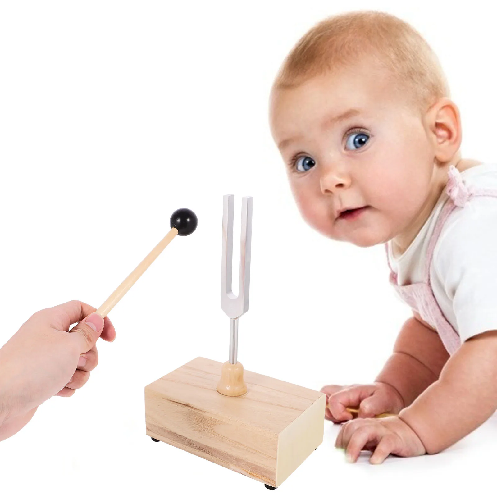 

528 Tone Fork Music Tuning Accessories Bell Mallets Percussion Yoga Guitar Tool Forks Sound Therapy