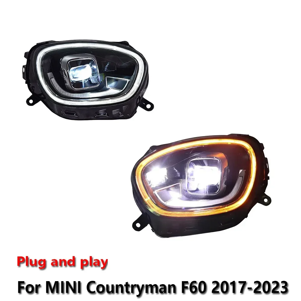 

Car LED Headlight Assemblies For BMW MINI Countryman F60 2017-2023 DRL Brake Turn Signal Lamp Plug And Play