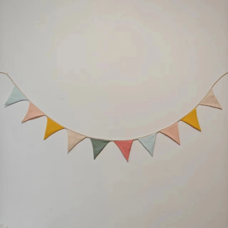 Photography Props for Baby InsStyle Pennant Banners Newborn Photo Posing Photoshoot Props Birthday Party Decors