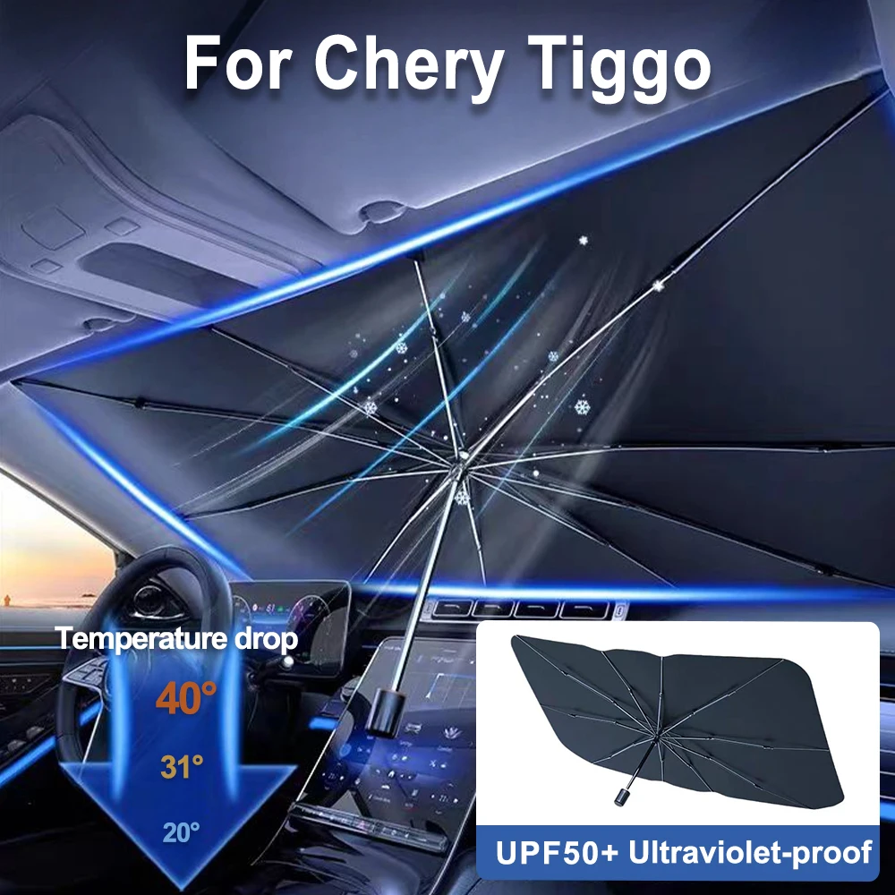 

For Chery Tiggo 8 Pro Tiggo 8plus New 5 Plus 7pro Car Windshield Sunshades Front Shading Umbrella