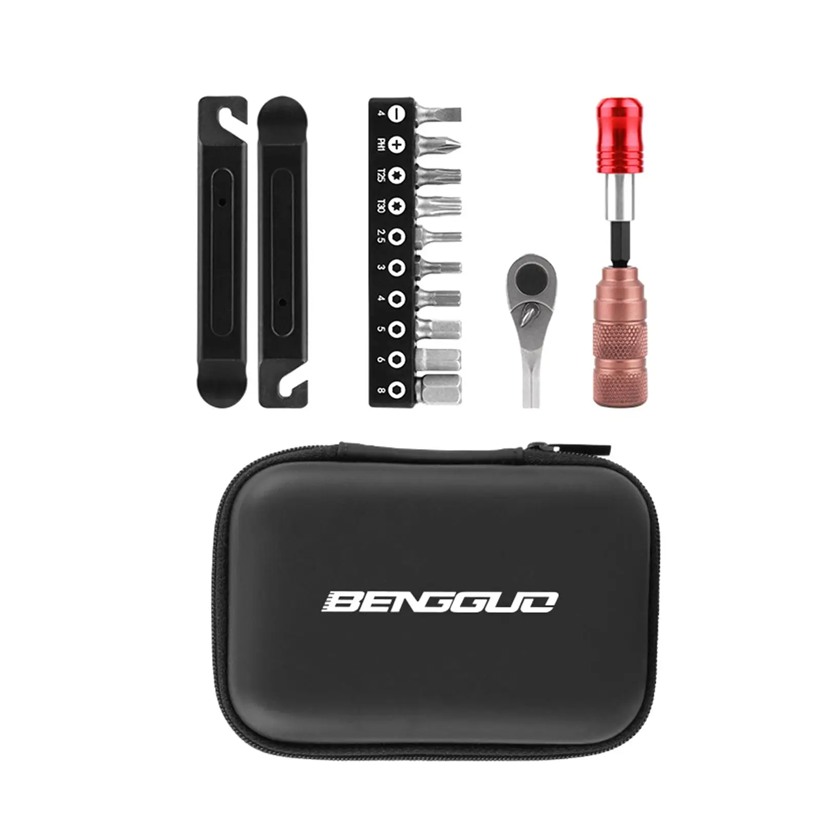 

Bicycle Multitool Kit Portable Quick Release Maintenance Fix Set Bike Repair Tool Set Bike Accessory for Road Mountain Bikes