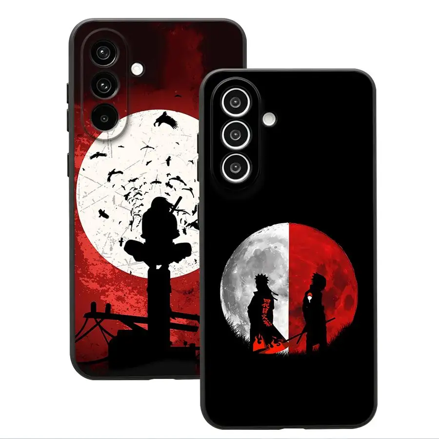 Itachi Red Moon Phone Case for Samsung Galaxy A57 A15 A55 A53 A17 A37 A06 A25 A16 A52 A36 A73 A51 A23 A18 Cover A12 A05 A50 A70