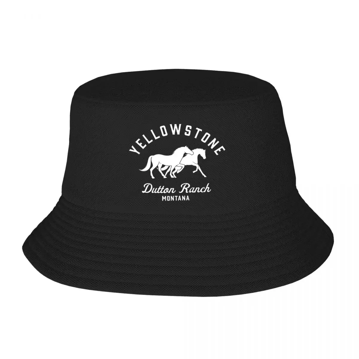 Custom Dutton Ranch Yellowstone Bucket Hat Women Men Outdoor Sun Summer Fishing Cap