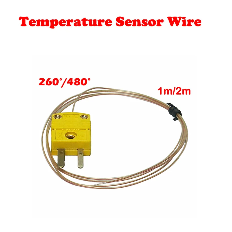 SMPW-TT-K-30-SLE GG-K-30-SLE K-Type Thermocouple temperature Sensor Wire for BGA reworking soldering station use 1 meter 2 meter