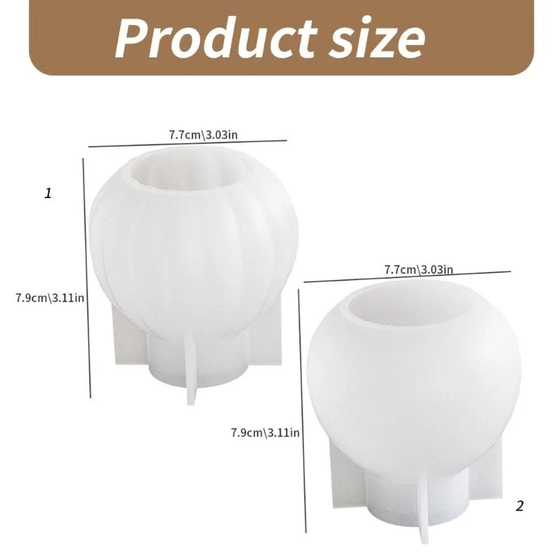 Silicone Mold for Plaster Vases and Holders Elegant Candlestick Mould Multifunctional Stand Mould