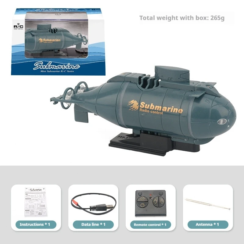 어린이 전기 6 방향 무선 리모컨 미니 잠수함 모델, 소년 경쟁 다이빙 장난감 보트, 독특한 크리스마스 선물
