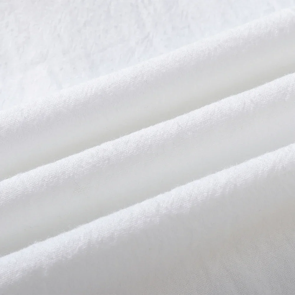 قمصان من القطن والكتان بأكمام قصيرة للرجال بلون سادة وجيب مزدوج وصدر واحد وخفيفة الوزن وقابلة للتنفس، قمصان رجالية أنيقة #5