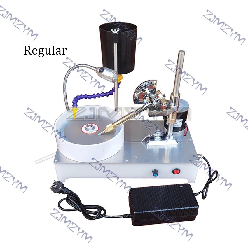 2800RPM Gemstone Grinding Faceting Machine Faceted Jewelry Polishing Machine Polisher Flat Grinder Lapidary Machine 120W