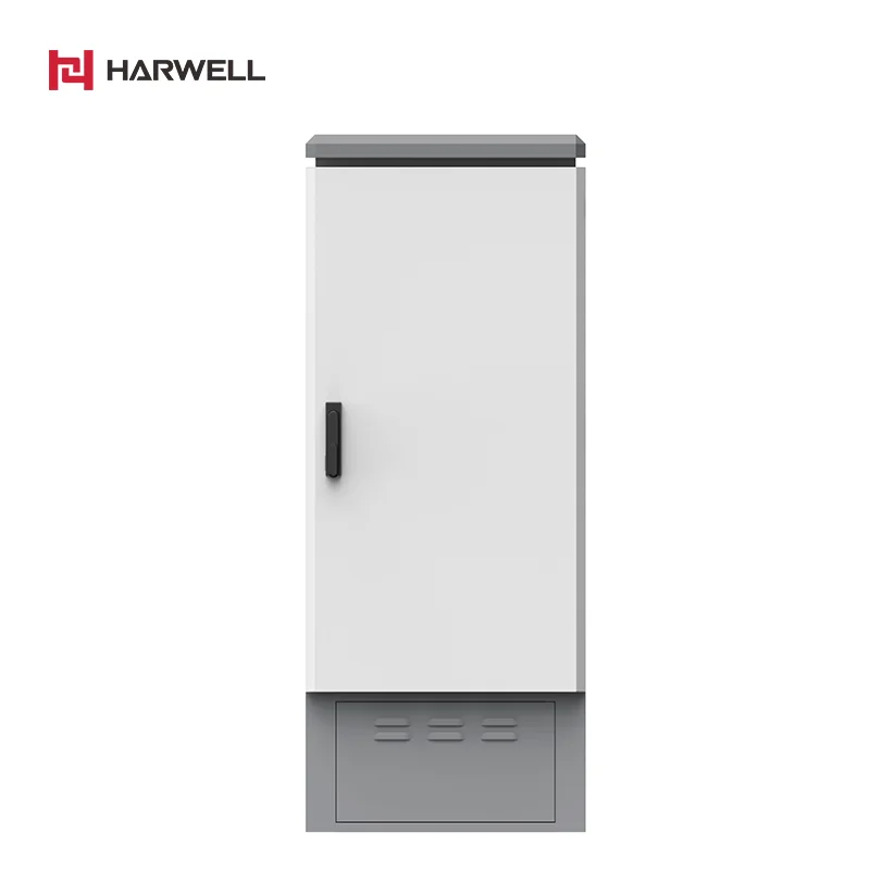 Harwell 24U 600*1500*600MM SECC Metal IP55 Waterproof Outdoor Install Floor Street Electrical Distribution Network Cabinet