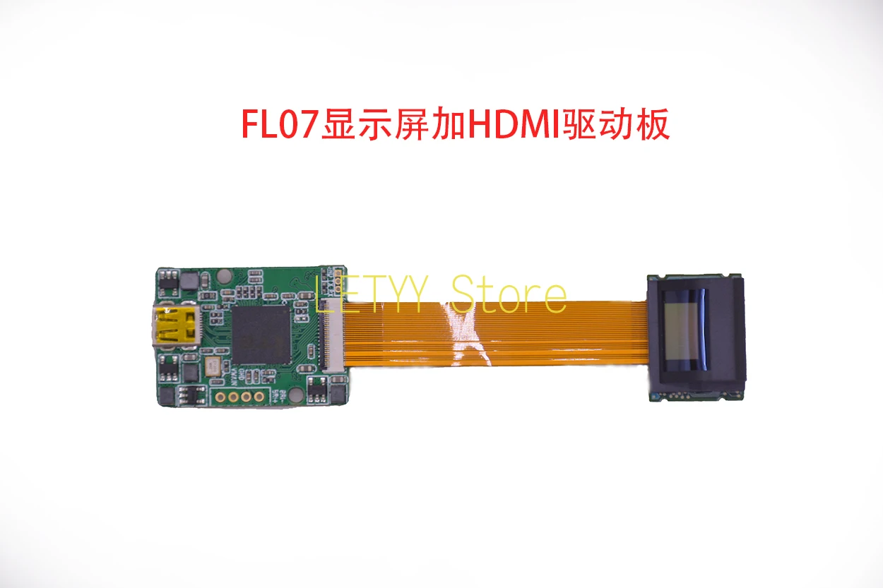 

FE01M-1 0.38-inch 1280 * 720 FLCOS Micro-display DIY Headwear Glasses with HDMI Drive Board