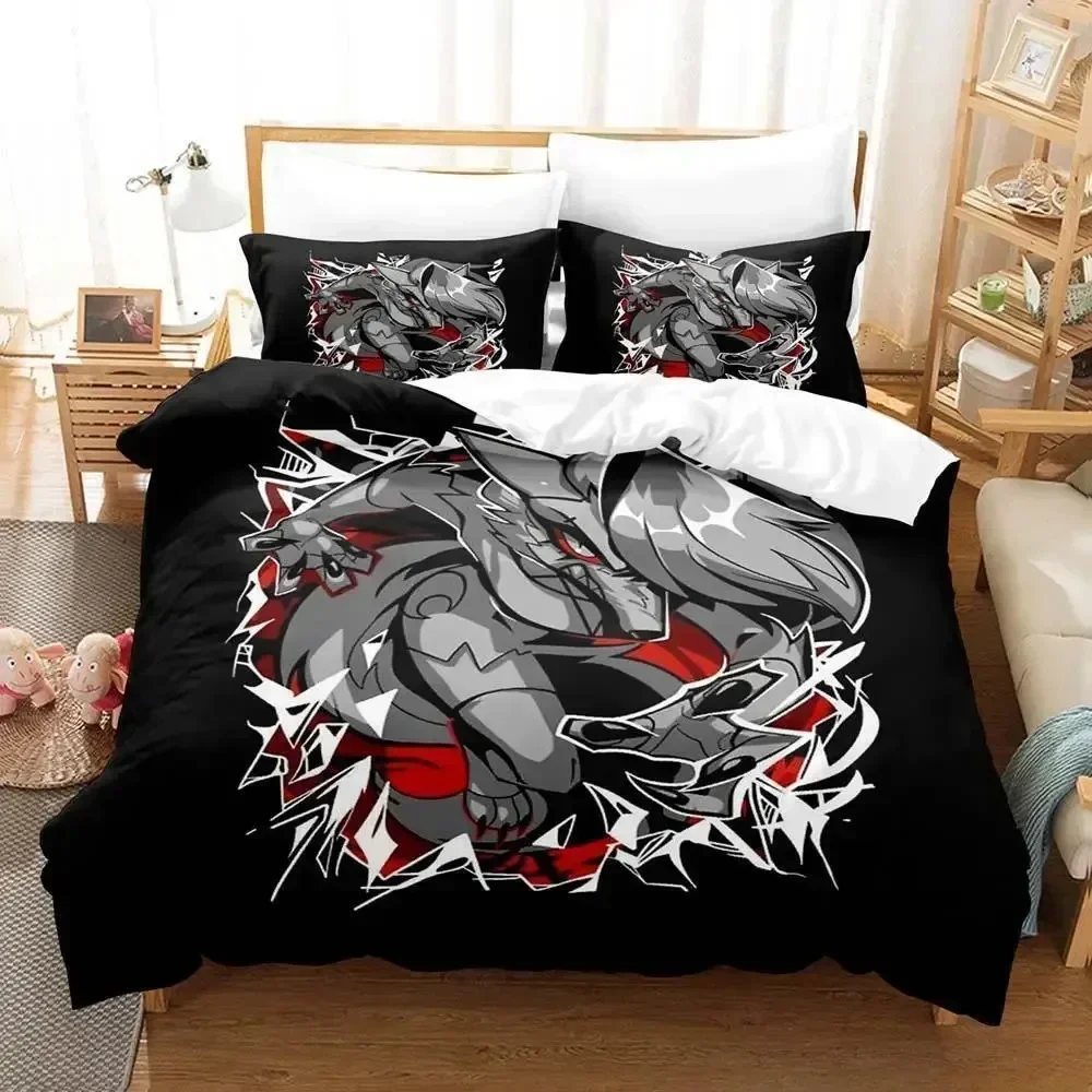 Loona boss 3D Anime parure Printed Bed Set Duvet Cover Pillowcase Bedding Set Bed Linen Sheet Quilt Cover Full Queen King Size