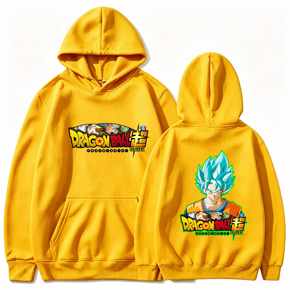 Dragon Ball Super Blue Goku Anime Print Hoodie Kinder Unisex Jungen Mädchen Pullover Kapuzenpullover Kinder Streetwear Oberteile