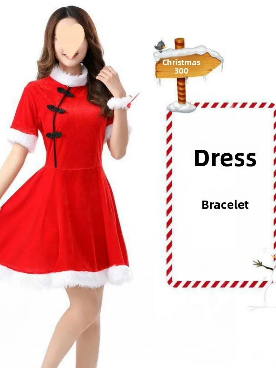 Gonna di velluto da donna nuova vestito loween Cisas Performance Costume Adulto di fine anno Par Ensemble Faionable Stage Wear