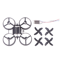 JJRC H36 Eachine E010 Furibee F36 DIY Mini RC Drone 65mm Wheelbase Frame Kit W/ Propeller 4Pcs 615 Motors