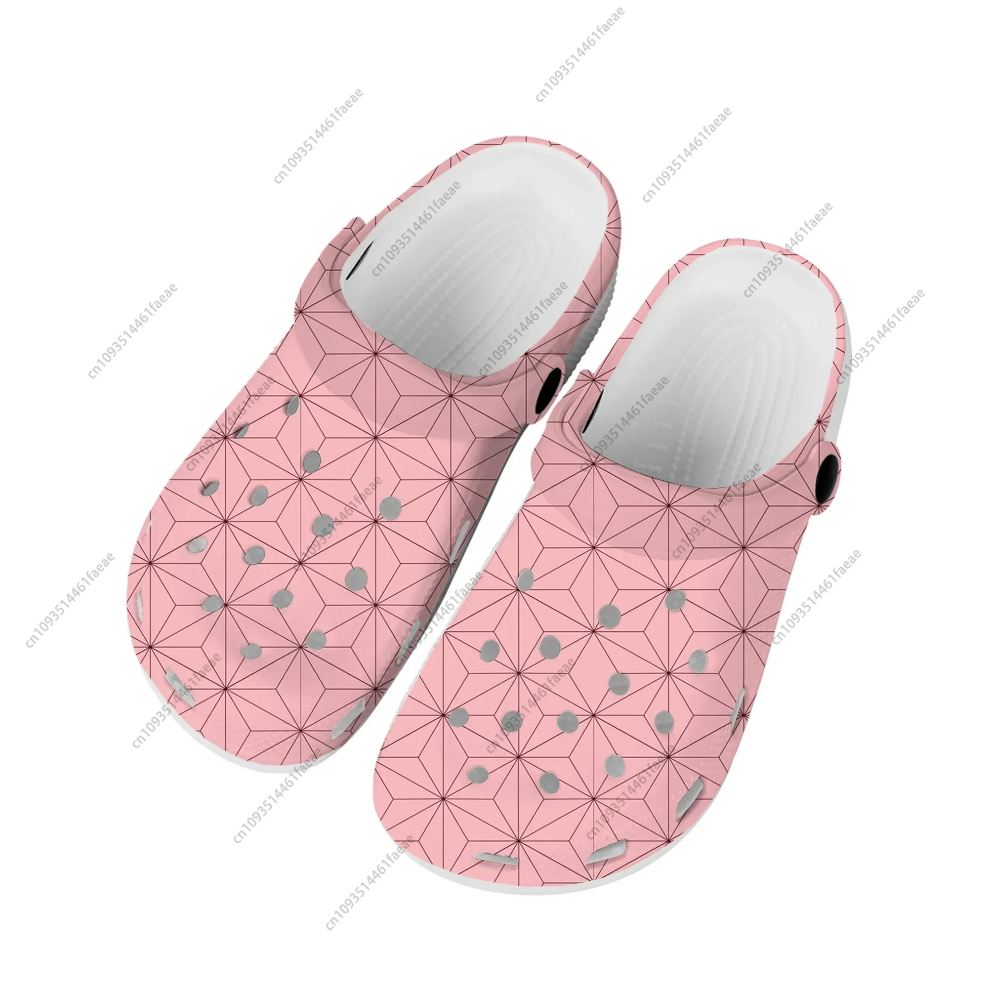 Demon Slayer Cosplay Nezuko Tanjirou Zenitsu Home Clogs Custom Water Shoes Mens Womens Teenager Garden Clog Beach Hole Slippers