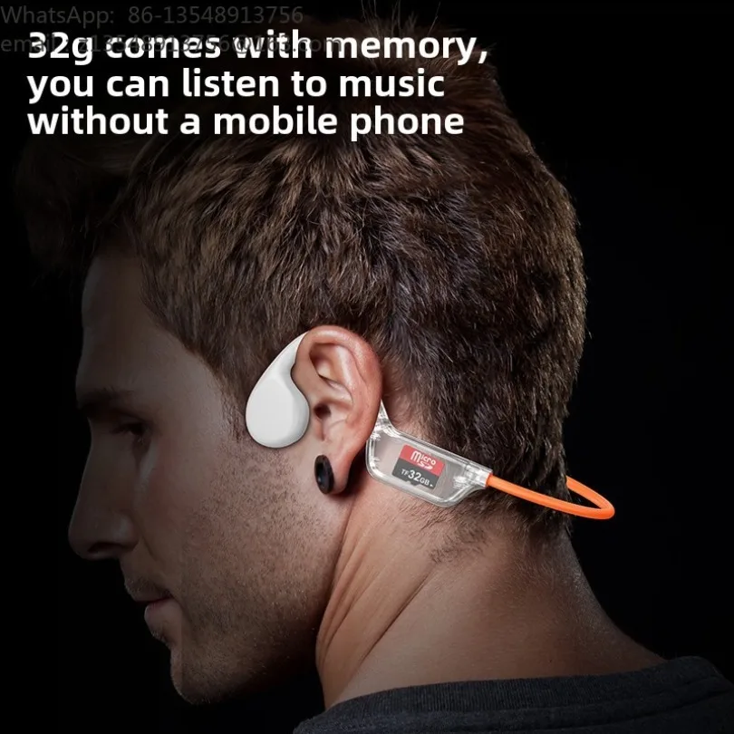 X7S Open‑Ear Bone Conduction Sports Headphone Built‑in 32G Memory Bluetooth Swimming Earphone