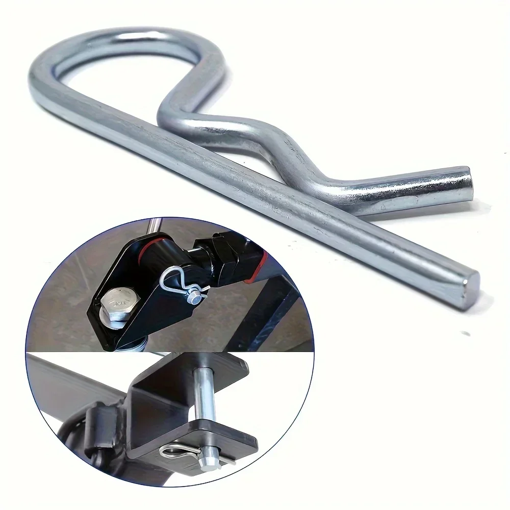 12PCS, 304 Stainless Steel Stool Nail R-Clip, Anti-Corrosion and Rust Proof, Industrial Fixed Trailer Locking System Accessories image 6