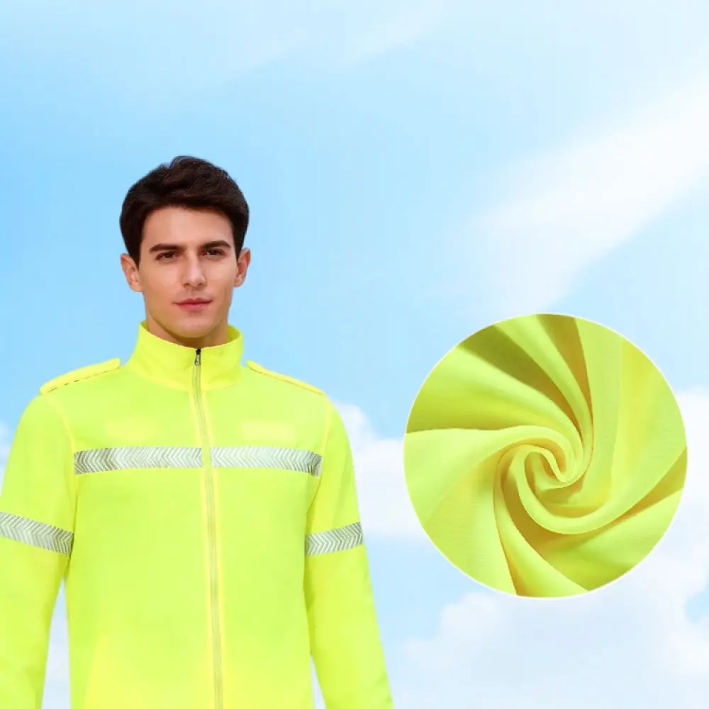 High Visibility Safety Vest Reflective Sunscreen Clothing For Outdoor Worker Construction Road Rescue Breathable Protective