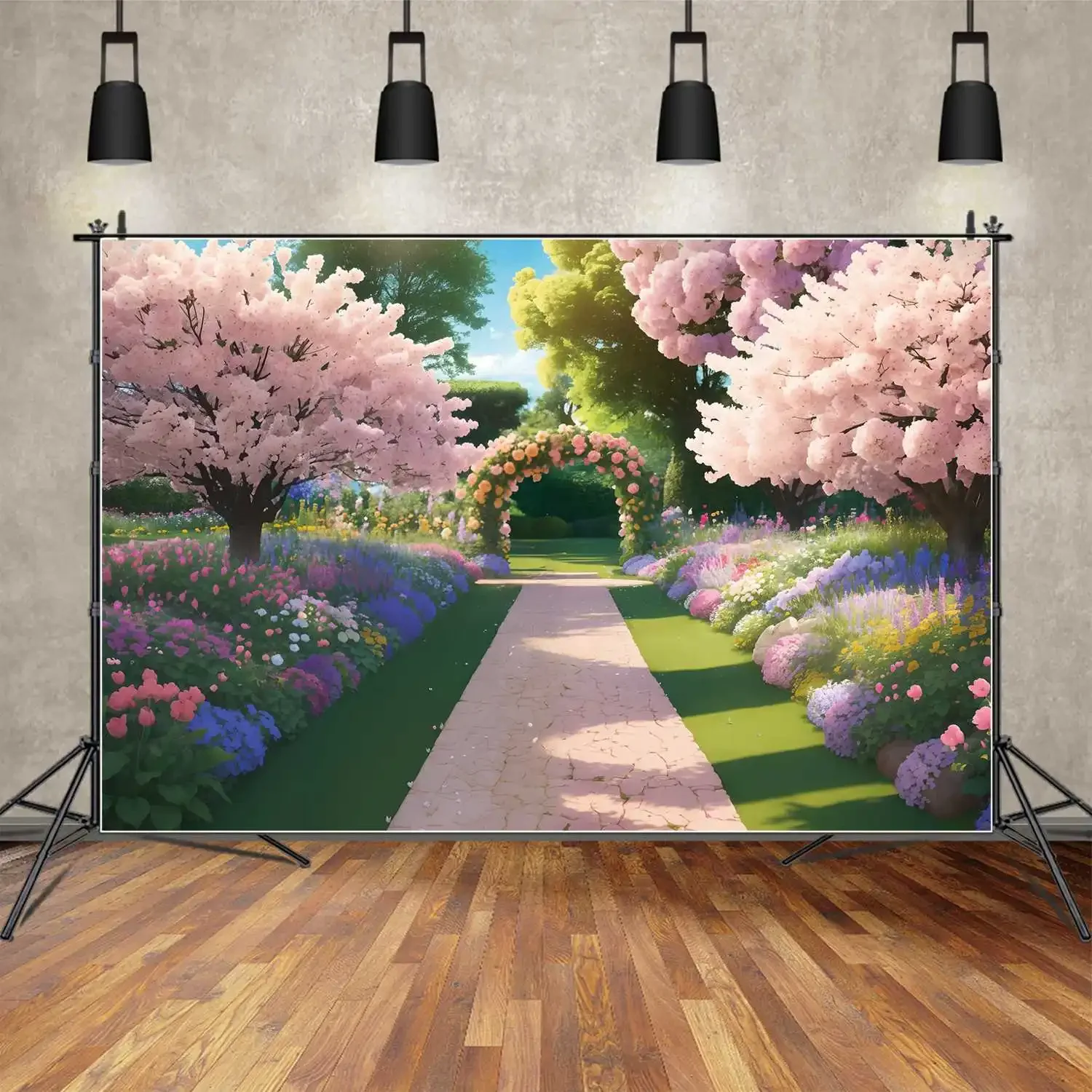 خلفيات مخصصة للتصوير الفوتوغرافي الأزهار ، خلفيات التصوير الفوتوغرافي ، الزهور والأوراق ، كشك صور الأطفال ، ديكور الزفاف