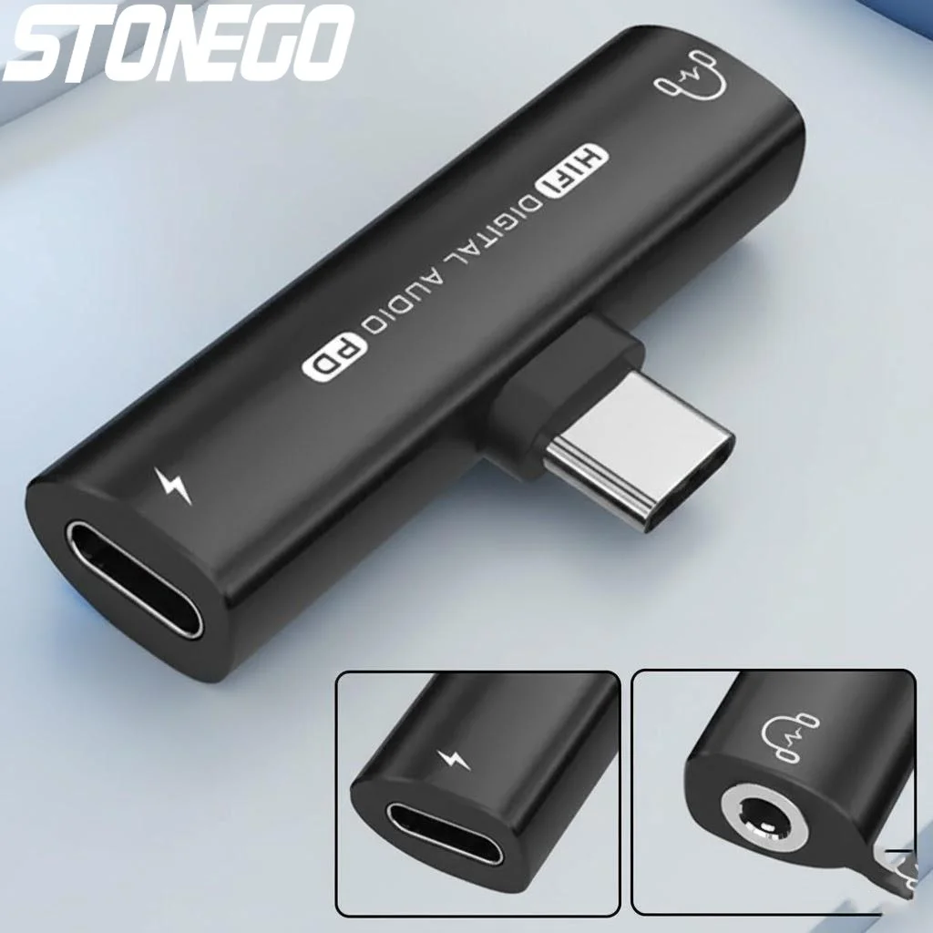 

Кабель-адаптер Type-C на 3,5 мм для наушников с функцией зарядки и передачи звука для смартфонов и планшетов с портом Type-C