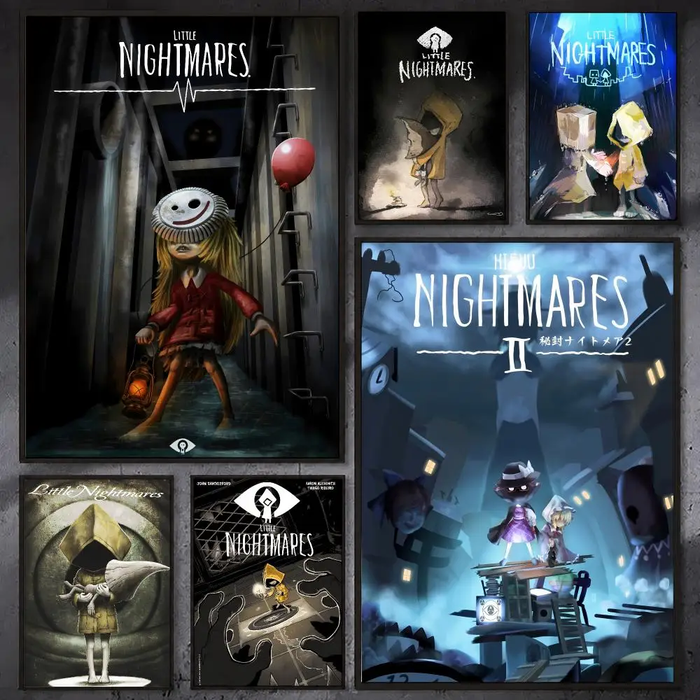 Little N-Nightmares Game Poster Waterproof Sticky Wall Art Print For Bedroom Living Room Hallway Bar Home Decor