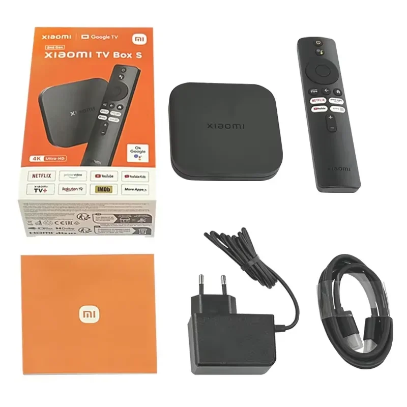 Phiên Bản Toàn Cầu Xiaomi Mi TV Box S 4K Ultra HD Android TV 9.0 HDR 2GB 8GB WiFi DTS Ngôn Ngữ Đa Ngôn Ngữ Thông Minh Mi Box S Đa Phương Tiện