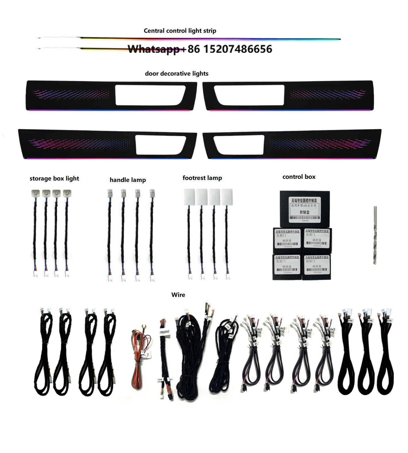 Car Starry Sky Slide Ambient Lighting Decoration Is Suitable forCar LED Ambient Lighting