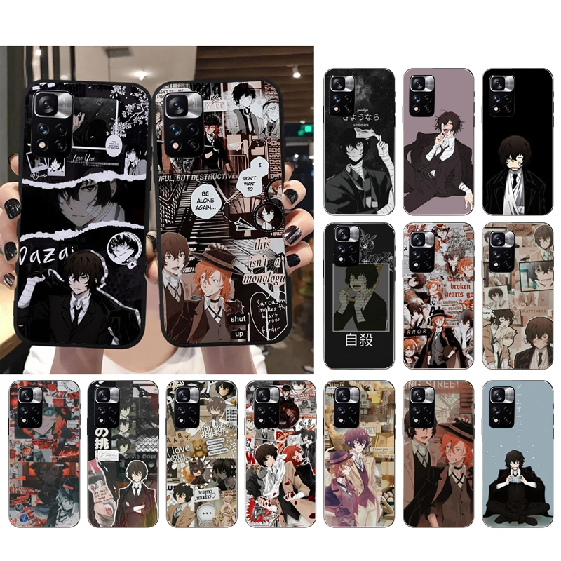 Phone Case For Xiaomi Redmi note 13 12S 12 Pro 11S 11 10 Pro 10S 12S Redmi 10 10C Bungou Stray Dogs Dazai Osamu Case