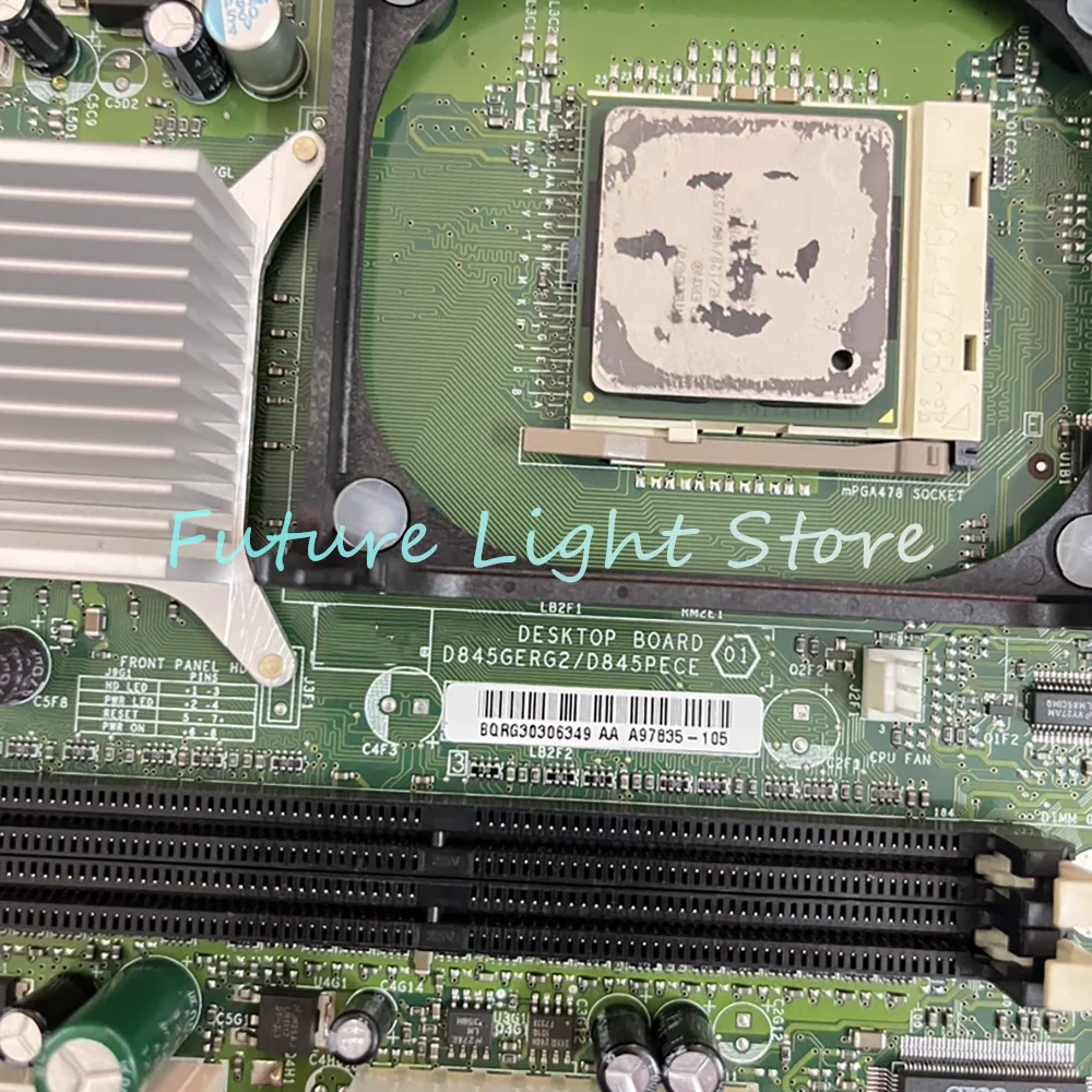 D845GERG2/D845PECE 478 Pin Desktop Computer Industrial Control Motherboard