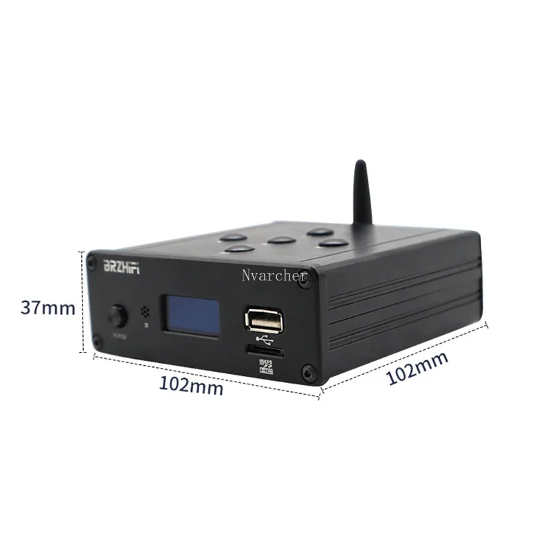 Receptor Bluetooth 5.0 player de música sem perdas toca-discos digital ES9038 decodificação