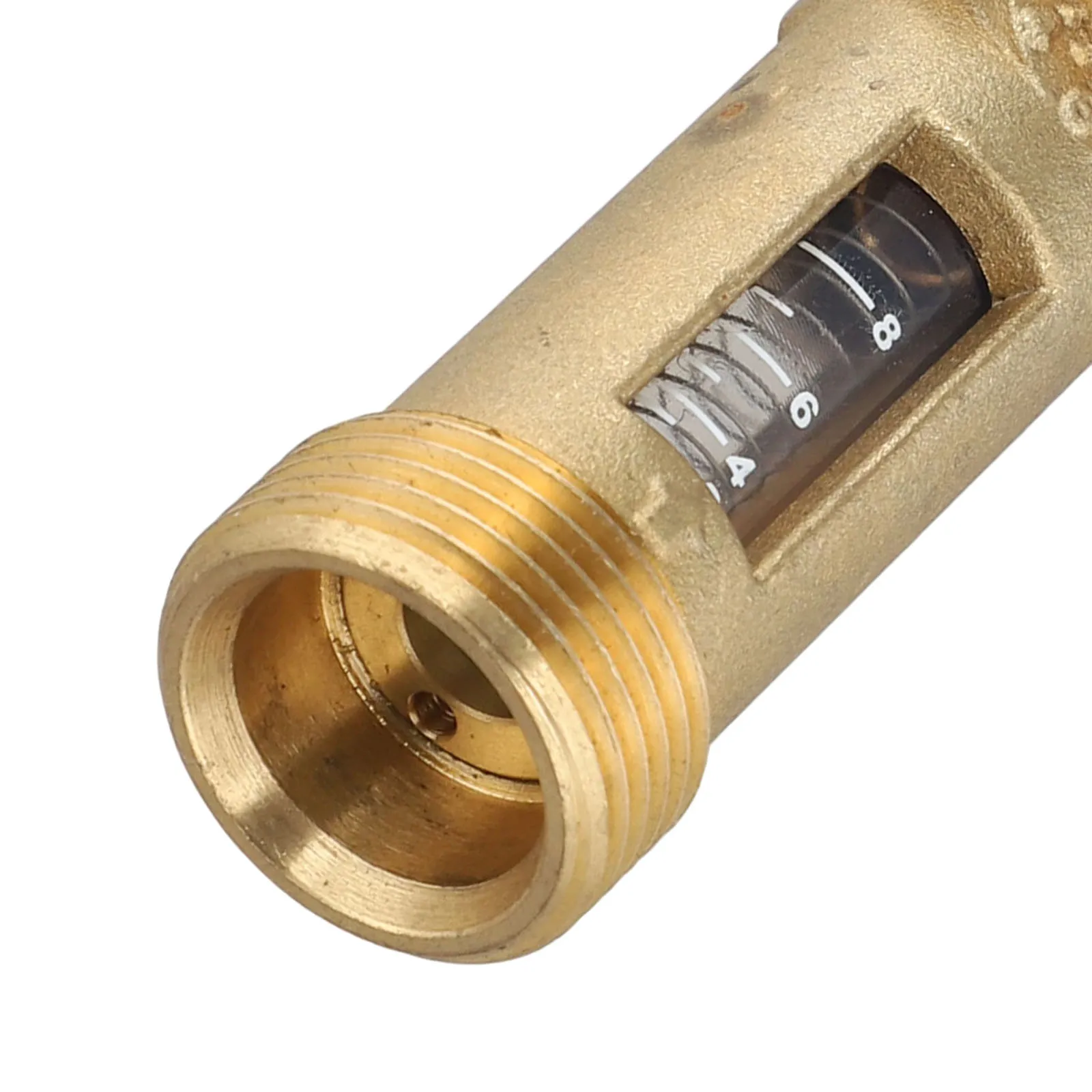 85mm Flow Adjustment Valve Automatic Pressure Relief Valve Brass Flow Meter Efficient Flow Measurement Robust Construction