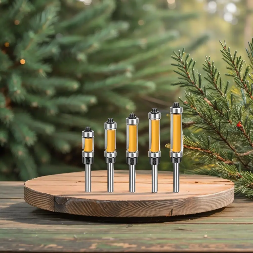 

Набор деревообрабатывающих фрез из 5 предметов, сплав, двойной подшипник, двусторонний деревообрабатывающий резак, долбежный резак, аксессуары для электроинструментов