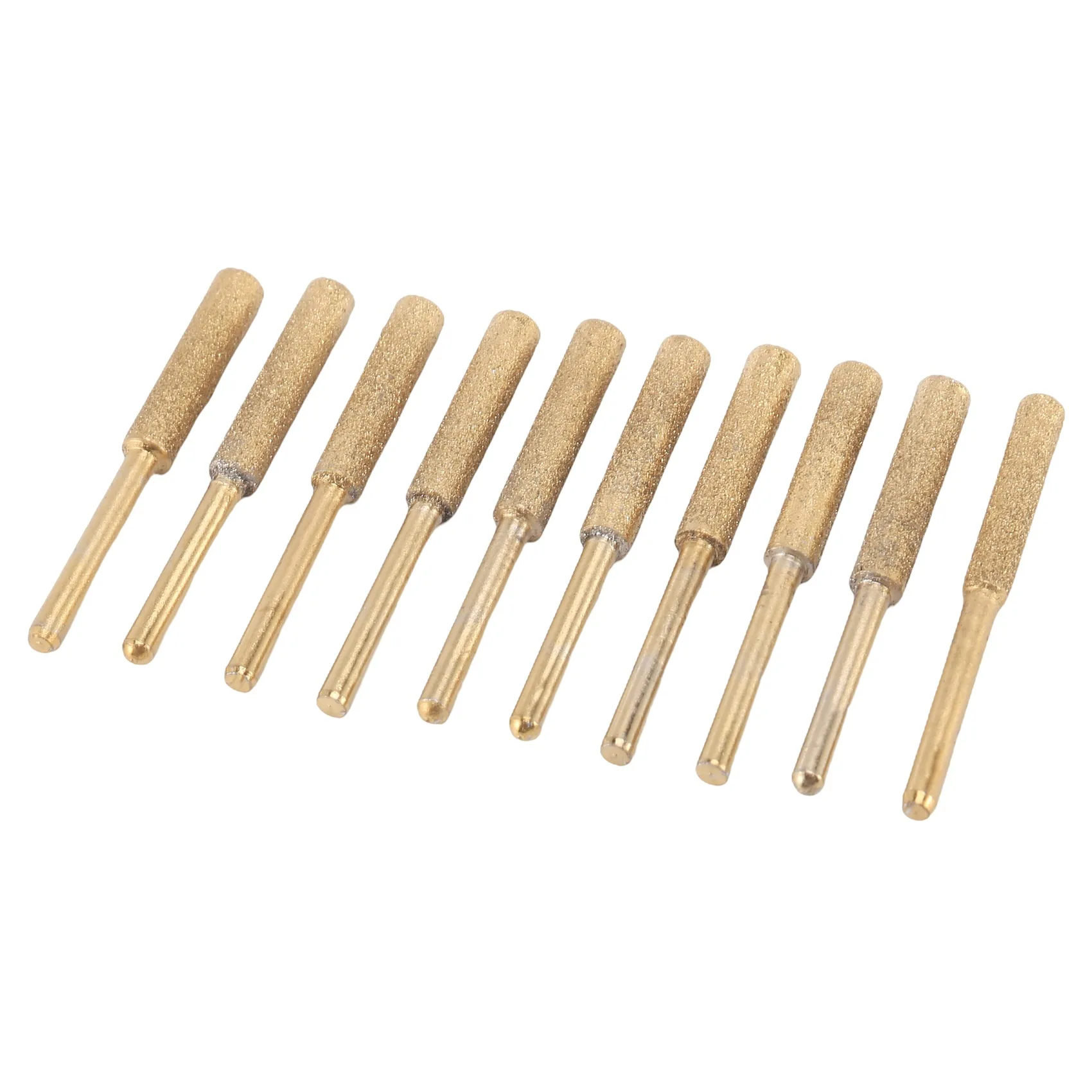 Продажи! Комплект точилок для электрической цепи бензопилы, 10 шт. алмазные заточные круги с титановым покрытием, напильники высокой твердости 3/16 дюйма