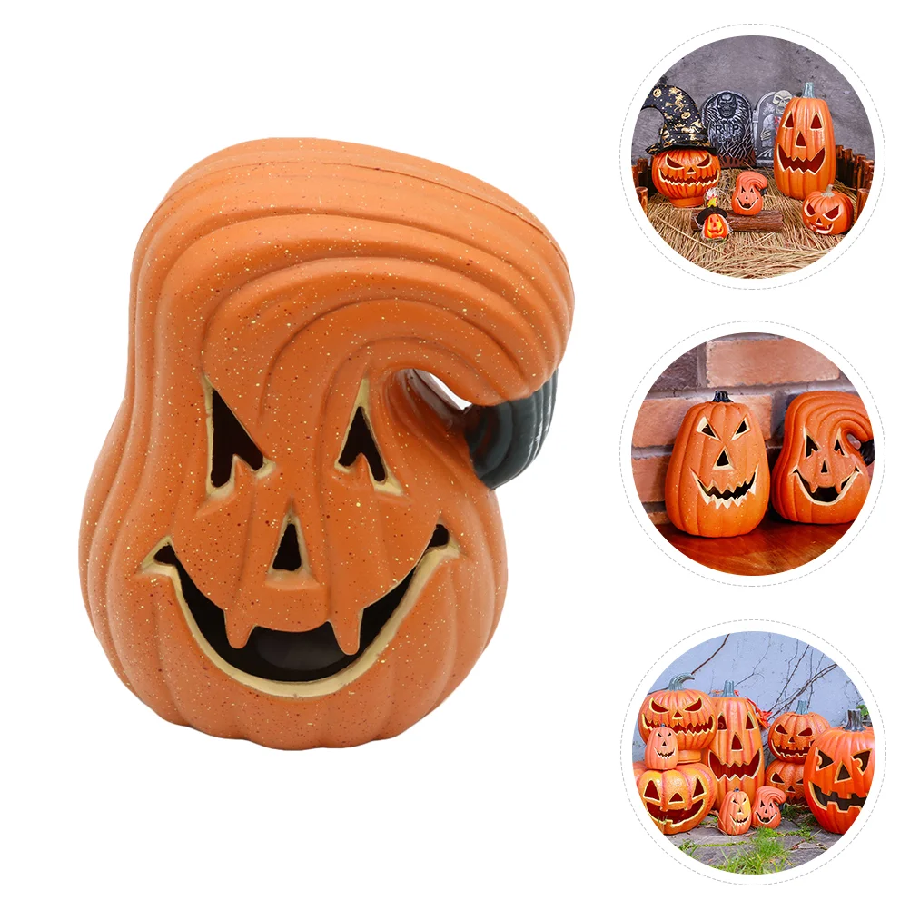 

Pumpkin Lantern Ornament Halloween Decorations Outdoor Glowing Fun Light Lanterns