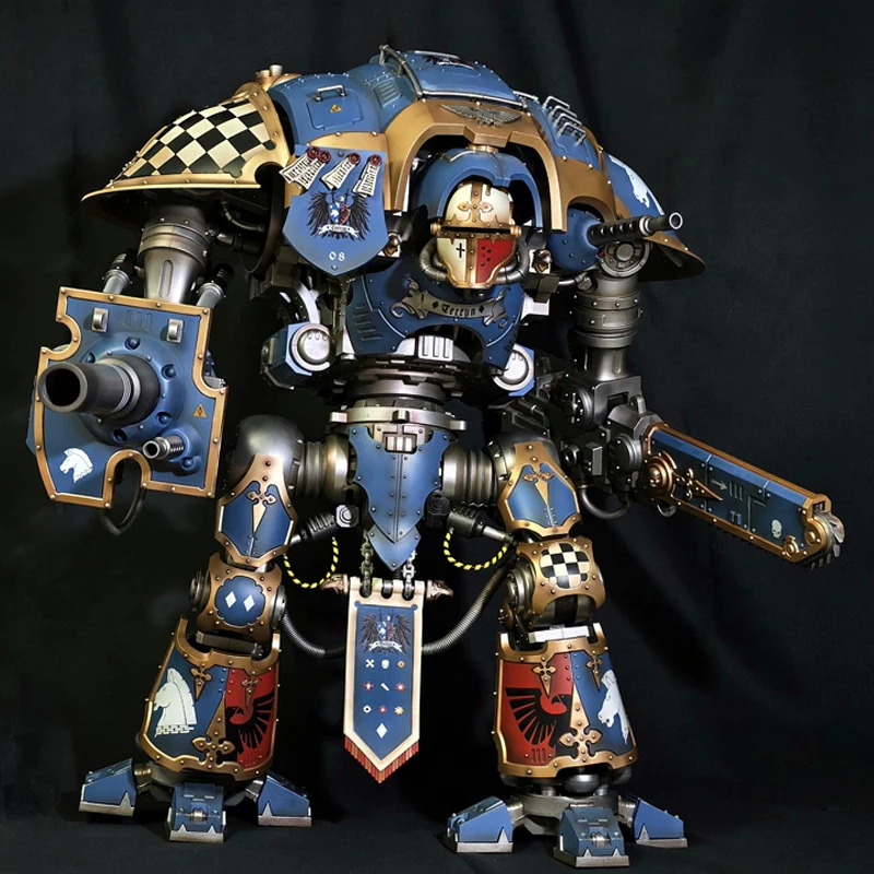 JOYTOY Warhammer 40k 1/18 Imperial Knights Action Figure House Raven Knight Errant House Terryn Paladin Collectible Model Toys view 2