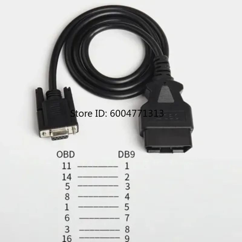PCAN Kvaser Valuecan Vector Can Adapter DB9 To OBD Vehicle OBD Line