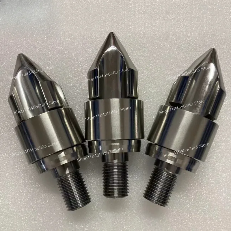 Injection Molding Machine Screw Head 3-Piece Set, Rocket/Mixing Head Rubber Separator, Check Ring, Backstop Ring