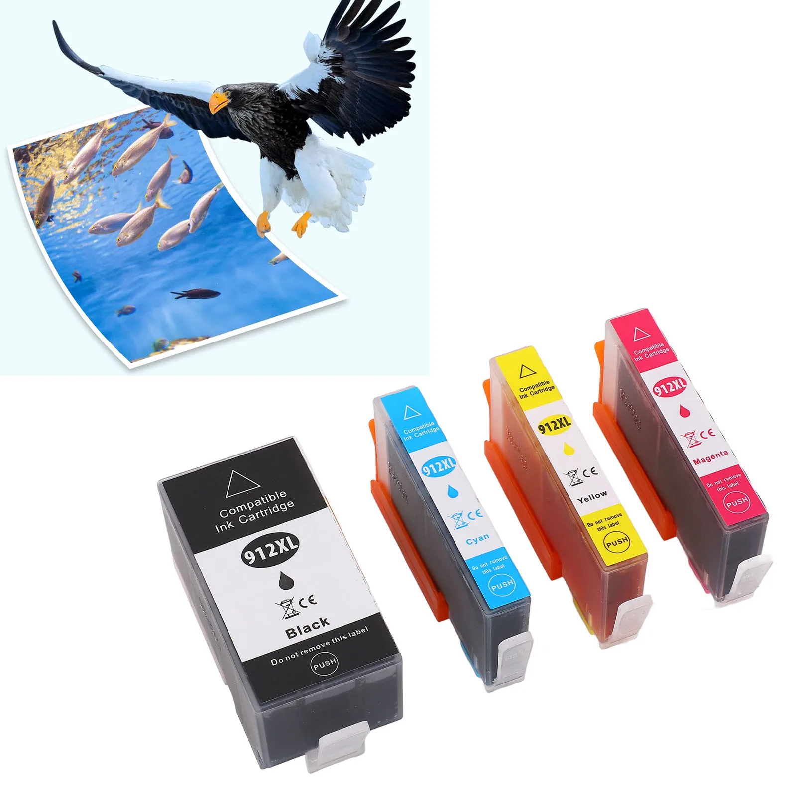 

Картридж для принтера, высокая страница, черный, голубой, желтый, пурпурный, 4-цветный, чернильный картридж, дизайн чипа для Pro 8022 8023 8024 8025 8030