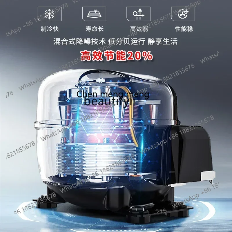 ตู้แช่แข็งแบบตั้งโต๊ะสำหรับงานพาณิชย์ ตู้แช่เย็นแบบมีช่องแช่แข็งและช่องแช่เย็นอุณหภูมิสองระดับสำหรับครัว