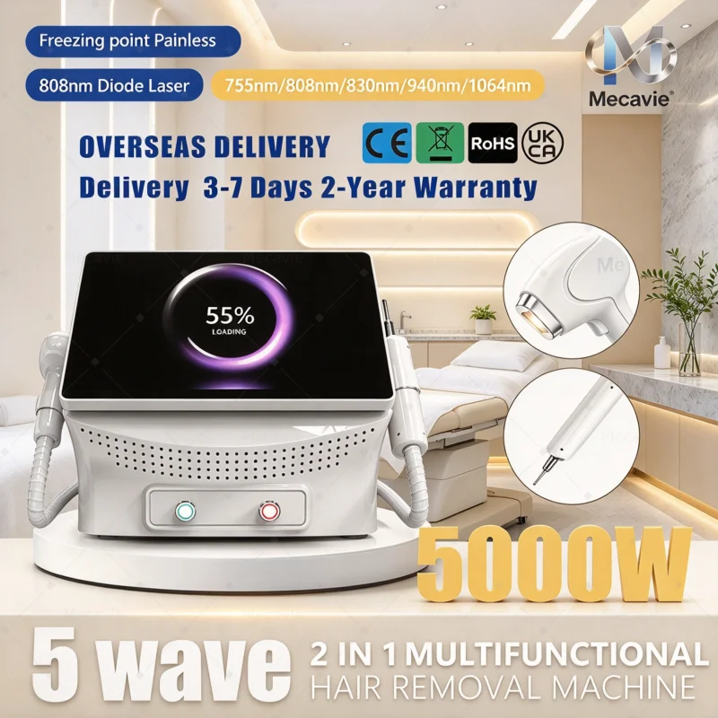 Professional Ice Point Diode Laser Hair Removal Machine FAC Fast Axis Collimation Technology Multifunctional Picosecond Laser