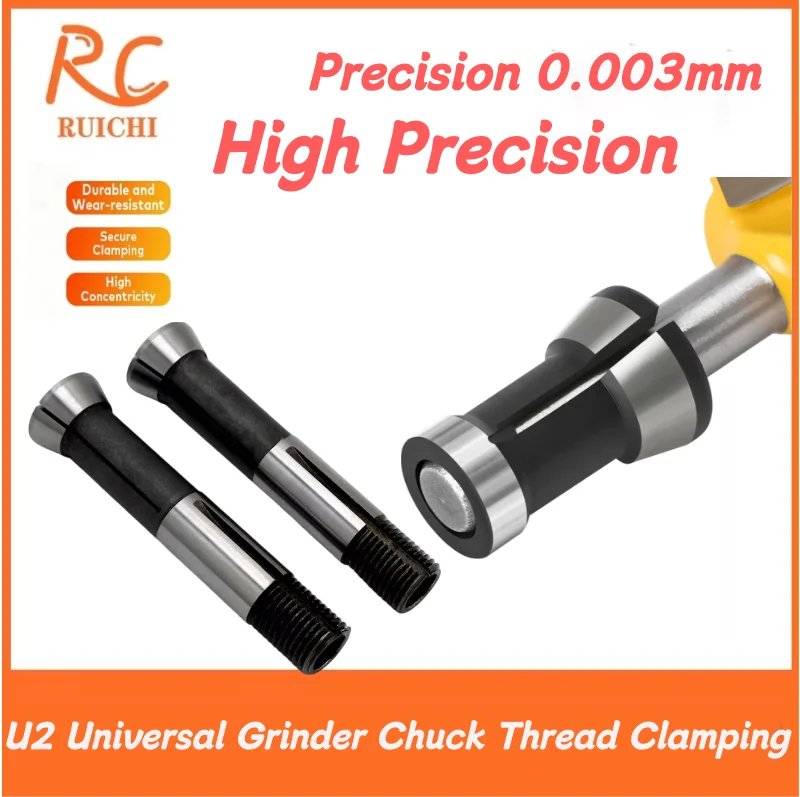 U2 Universal Grinder Chuck Thread Clamping Tool 1-16MM M20 with 0.008 Precision CNC Machine Tool Part Chuck Tool Grinder