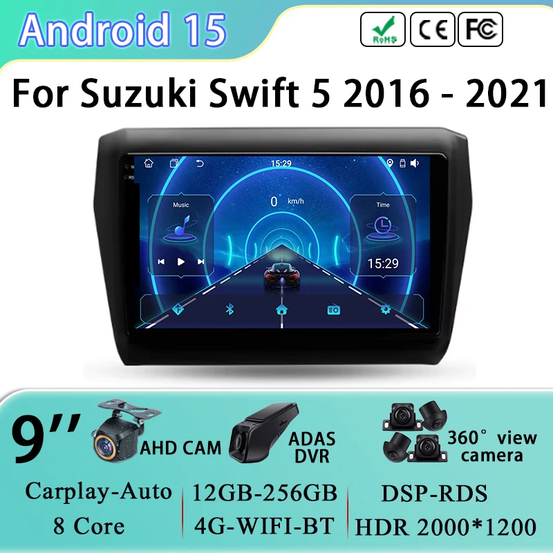 android-15-carplay-per-suzuki-swift-5-2016-2021-autoradio-lettore-video-multimediale-navigazione-gps-unita-di-testa-stereo-4g-no-2din