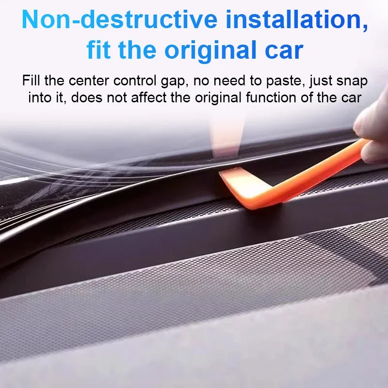 For Dongfeng Nammi 01 Box 2024~2026 Car Sealing Strips Center Console Gap Filling Sound Insulation Rubber Interior Accessories
