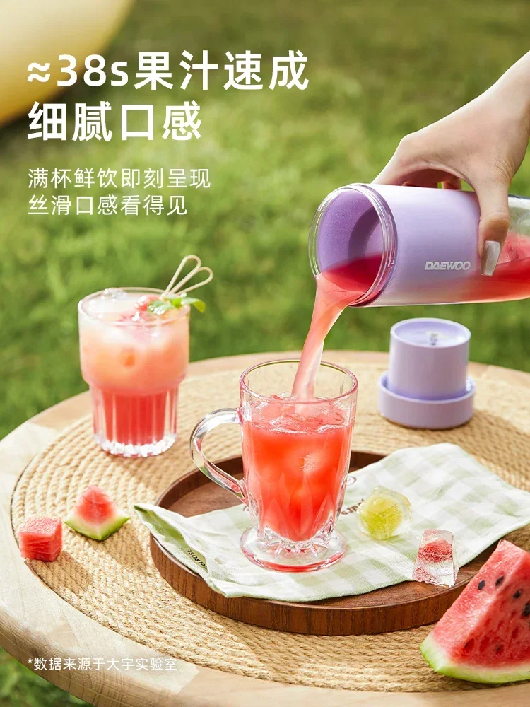 USB Portable Electric Juicer with Wireless Function and Gradient Cup