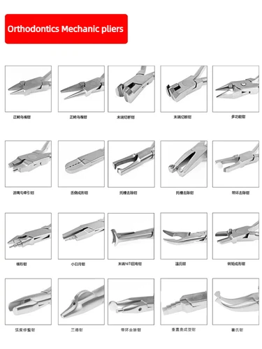 Alicates de ortodoncia Dental, cortador de extremo distal, cortador de ligadura, pinza de eliminación de banda, herramienta de instrumento Dental de acero inoxidable