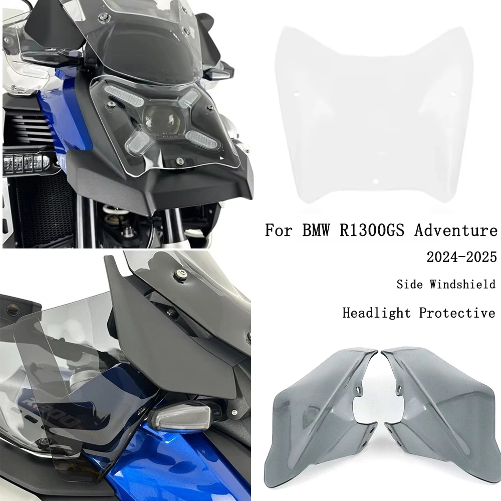 

Motorcycle Accessories R1300GS Adventure Side Windshield Headlight Protective Cover For BMW R 1300 GS ADV R1300GSA 2024 2025