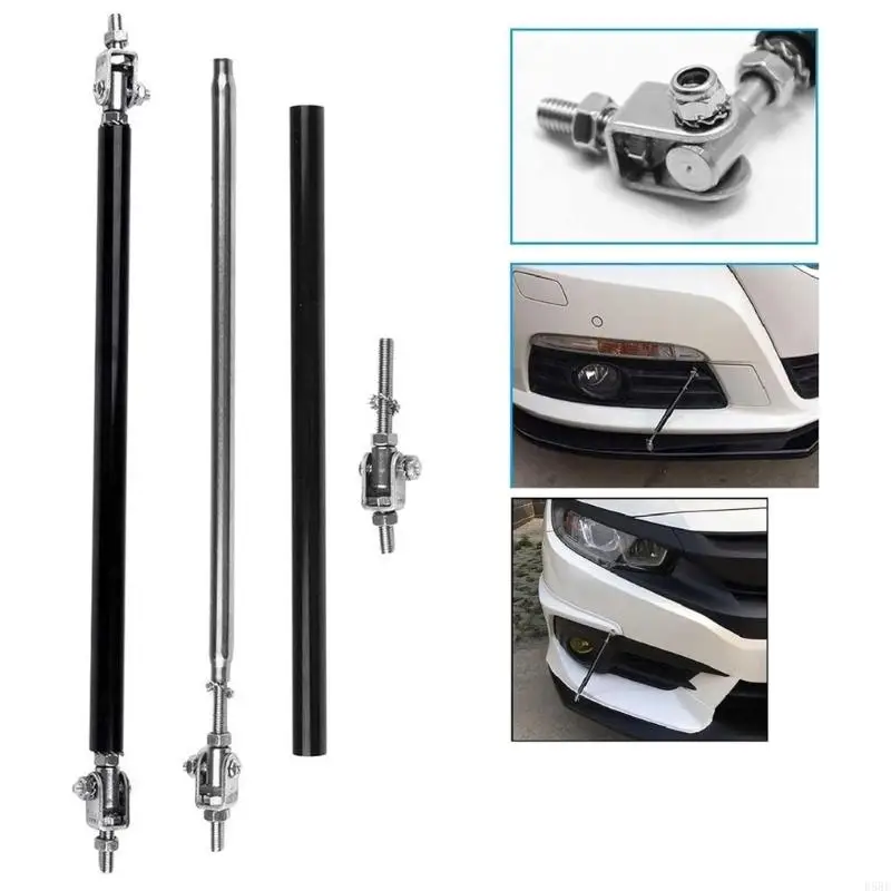 

D5BE Универсальный регулируемый опорный стержень переднего бампера, разделительные стойки, стержни для украшения автомобиля и в