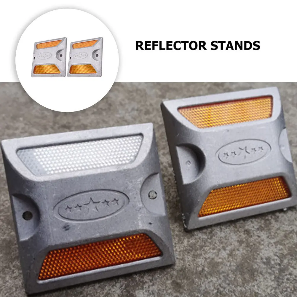 4 قطع من علامات الطريق العاكسة المصنوعة من الألومنيوم، علامات حركة المرور للرؤية الليلية للسلامة