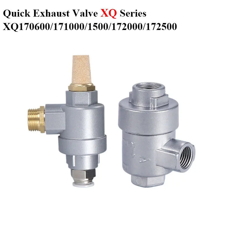 XQ170600 XQ171000 XQ171500 XQ172000 XQ172500 Air Release Valve For Pneumatic Cylinder XQ Series Pneumatic Quick Exhaust Valve