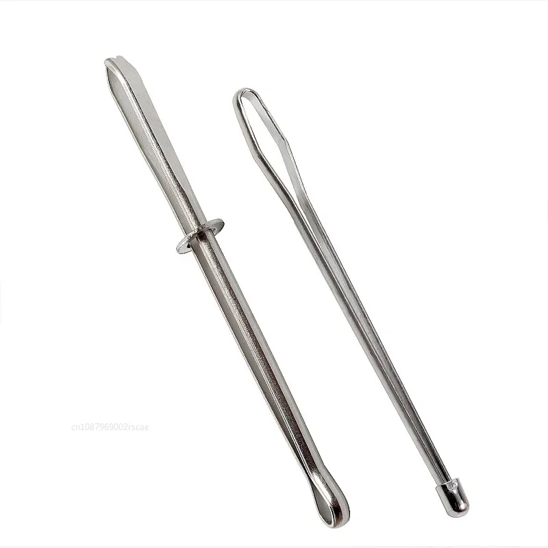 2/1pcs Stainless Steel Garment Clips Sewing DIY Tools Elastic Band Tape Punch Cross Stitch Threader Wear Rope Elastic Clamp
